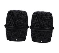 VICASKY 2pcs Mic Metal Ball Head Replacement Microphone Accessory Metal Grille for Mic Compatible Bs