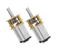 VICASKY 2Pcs Micro N20 Gear Reduction Motor 8Mm D Shaft 3-6V Metal Transmission Electric Speed Reduction Motor for Rc Model DIY