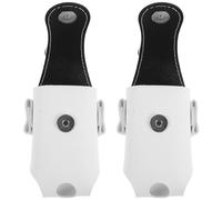 VICASKY 2pcs Mini Golf Ball Waist Pouch with Buckle Clip and Keychain Hands-free Lightweight Pu Bag for Golf Accessories Storage Compact Solution for Practice Sessions