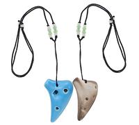 VICASKY 2pcs Mini Ocarina Wind Instrument for Boys and Girls Lightweight Practice Flute Smooth for Beginners and Music Learning Activities