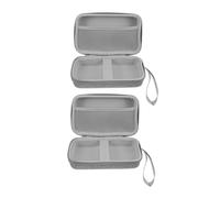 VICASKY 2pcs Mini Suitcase Makeup Bag Portable Travel Toiletry Case with Handle Design Large Capacity Nylon Sponge Stylish Appearance for Women