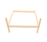 VICASKY 2pcs Miniature Wooden Doll Clothes Rack Hangers for Dollhouse Gowns Clothes Display and Organization Safe Material for Stuffed Animal Outfits
