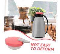 VICASKY 2Pcs Multi Function Plastic Water Jug Lid Wear Resistant Coffee Dispenser Covers Insulated Kettle Replacement Caps in Candy Pink Green and Easy Clean Pitcher Accessories