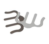 VICASKY 2pcs Music Page Holder Clips for Piano General Music Note Clamp in Black and White for Home School and Performance Use Random Color