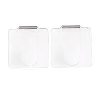 VICASKY 2pcs Nail Art Palette Acrylic Makeup Mixing Plate for Foundation Primer Eyeliner Skin Tone Matching