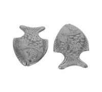 VICASKY 2pcs Natural Cast Iron Fish Cooking Tool for Athletes Vegans Pregnancy Iron Deficiency Support Multipurpose Food-Grade Supplement