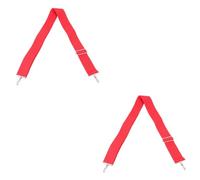 VICASKY 2pcs Nylon Snare Drum Strap Metal Hook for Bongo Djembe Snare Drum Percussion Drumming Use