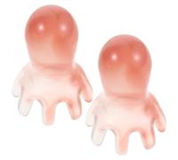 VICASKY 2pcs Octopus Head Massager Massage Comb for Hair Scalp Relaxing Spa Use Manual Deep Massage Tools Scalp Brush Comb