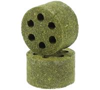 VICASKY 2pcs Organic Timothy Hay Chew for Small Pets Rabbit and Hamster Teeth Grinding Snack Natural Dental Care Playthings for Bunnies and Rodents to Prevent Overgrown Teeth and Furniture