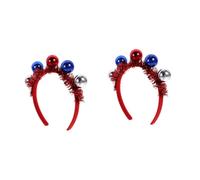 VICASKY 2pcs Patriotic Independence Day Headband Red White Blue Hairband Lightweight Festival Hair Accessory for Women Cosplay Hair Decor
