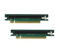 VICASKY 2pcs Pci-e 16x Graphics Card Slot Adapter, Gpu Extender Riser, Silicon 90 Degree Extension Protection, Testing Replacement for Graphics Card Slot and Gpu