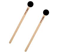VICASKY 2pcs Percussion Mallets Plush for Drumming Suitable for Bass Drums Singing Bowls and Gongs Lightweight and Easy to Grip for Beginners and Professionals