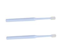 VICASKY 2Pcs Pet Toothbrush Small Brush Head Oral Cleaning Kit for Cats and Puppies with Plastic and TPE Materials Comfortable and Dental Care