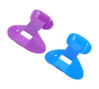 VICASKY 2pcs Plastic Nose Flute for Beginners - Boys and Girls Musical Nose Training Whistles in Blue and Purple - Wind Instrument Embouchure Practice Trainer for Breath Control and Sound