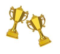 VICASKY 2pcs Plastic Trophies for Role Playing Educational Scenes Party Favors Enhances Creativity Imagination Dollhouse Settings