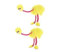 VICASKY 2pcs Plush Ostrich String Puppet Soft Animal Marionette for Educational Pretend Play Portable Travel-friendly Puppetry Theater Props