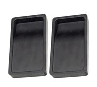VICASKY 2pcs Portable Inkslabs Students Inkstones 5 Inch Plastic Double-sided Black Easy to Ink for Calligraphy Students Learning Calligraphy