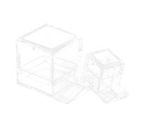 VICASKY 2Pcs Portable Mini Ant Water Feeding Bowls Acrylic Ant Nest Water Drinkers Visible Farm Supply for Home Formicarium