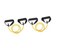 VICASKY 2pcs Portable Outdoor Yoga Resistance Bands with Ergonomic Handles High Elastic Pull Rope for Pilates Stretching Strength Training Suitable for All Ages and Levels