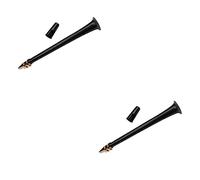 VICASKY 2pcs Portable Pocket Saxophone Miniature Woodwind Instrument Black for Acoustic Spaces Unique Handmade Design for Music