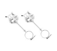 VICASKY 2pcs Portable Reading Music Stand for Clarinet Band Music Stand Sheet Clips for Marching Band Practice and Performance