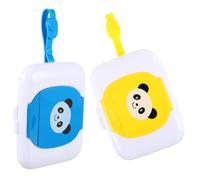 VICASKY 2pcs Portable Wipes Holders Outdoor Travel Wet Tissue Cases for Easy Storage and Soft Cover Design for Wipes for Parents The Go