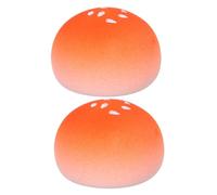 VICASKY 2pcs Powder Puff: Women Bread-shaped Makeup Sponge Puff - Dry-wet Dual Use Beauty Face Makeup Sponge Blender For Foundation Powder Cream