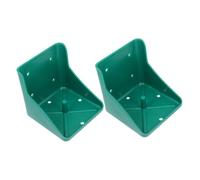 VICASKY 2pcs PP Sheep Salt Blocks Holder Rack Livestock Salt Feeder Tray Easy to Assemble and Clean Smooth Surface Safe for Cattle and Horses