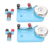 VICASKY 2pcs Practical Electric Bell Teaching Device for Physics Experiments Electromagnet Science Lab Supplies for School and Home Education Safety-constructed Electricity Learning Aid