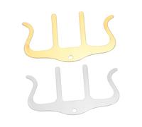 VICASKY 2pcs Practical Music Book Holders Metal Music Clips Simple Piano Book Clips Wind for