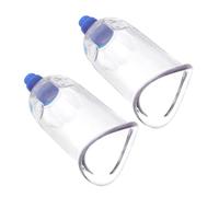 VICASKY 2PCS Professional Cupping Device for Body and Face Therapy Portable Vacuum Massage Cups for Cellulite Reduction Meridian Dredging Stress Relief and Energy Regulation