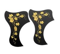 VICASKY 2pcs Professional Guitar Pickguard Pvc Grapevine Scratch Plates for Guitar Protection