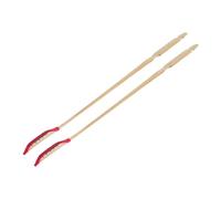 VICASKY 2pcs Professional Yangqin Supplies Elastic Dulcimer Jean Bamboo Skewer Accessories with Polished Ebony Strip and Good Elasticity for Chinese Instrument Playing