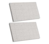 VICASKY 2PCS Rabbit Grinding Pad Natural Lava Stone Nail File for Small Pets for Chinchillas Guinea Pigs and Hedgehogs Durable Claw Care Cage Enrichment