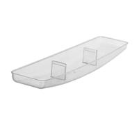 VICASKY 2pcs Range Hood Oil Cups Rectangular Plastic Grease Collecting Bowls for Universal Kitchen Stove Replacement