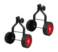 VICASKY 2Pcs Replacement Lawn Mower Support Wheels, Non-Slip Detachable String Trimmer Wheel Attachments for Lawn Mower Accessories, Compatible with Grass Cutter and Brush Cutter Tools