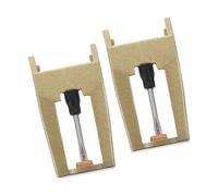 VICASKY 2pcs Replacement Turntable Needle for Records Vinyl Record Player Needles Gold Tone Cartridge for Players
