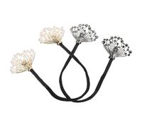 VICASKY 2pcs Rhinestone Twist Hair Curler French Bun Maker for Bridal Hair Accessories Styling Tool