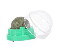 VICASKY 2PCS Rotatable Catnip Licking Balls Actinidia Polygama Natural Cat Snacks and Digestive Aid Treats for Indoor Cats Green Bite