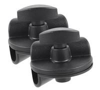 VICASKY 2pcs Rotatable Microphone Stand Boom Clamps Extension Clips Compatible 15mm to 19mm Mic Arm Desk Mount Accessories for Live Broadcast and Recording