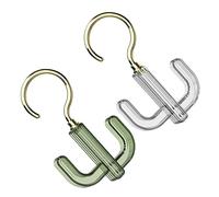 VICASKY 2Pcs Rotating Tie Belt Hanger Multifunctional Scarf and Purse Organizer with Strong Load Capacity for Closet Storage and Space Saving