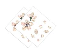 VICASKY 2pcs Sakura Cherry Blossom Guitar Fingerboard Stickers Self-adhesive Decals for Acoustic and Electric Guitars Musical Instrument Decoration Petal Design