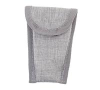 VICASKY 2pcs Saxophone and Clarinet Mouthpiece Storage Bag Portable Musical Instrument Accessory Case Lightweight Design for and Outdoor Use Grey