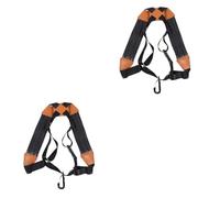 VICASKY 2pcs Saxophone Double Shoulder Strap Belt for Alto Tenor Saxophones Black Design Excellent Load-bearing and Easy Application