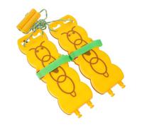 VICASKY 2pcs Sensory Training Coordination Board for Agility and Reaction Skill Development Group Cooperation Game for Interactive Play Vibrant Yellow Design