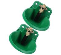 VICASKY 2pcs Sheep Drinking Bowl with Copper Valve Automatic Water Fountain for Lambs and Livestock Anti-aging Water Trough Suitable for Sheep Cattle Poultry and Small Pets