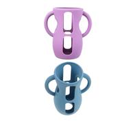 VICASKY 2pcs Silicone Bottle Covers with Handles Breakage Protective Sleeves Compatible with Philips Versatile Nursing Bottle Grippers for Enhanced Moisture Protection and Easy Cleaning