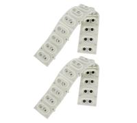 VICASKY 2pcs Silicone Key Rubber Contact Strips for Electronic Piano and Keyboard, High Sensitivity 12-key Conductive Pads for Home Entertainment and Music Education Repair