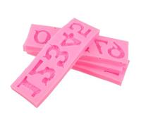 VICASKY 2pcs Silicone Mold Nonstick Embossed Cake Decorating Fondant Molds for DIY Baking Chocolate Candy Polymer Clay Crafts