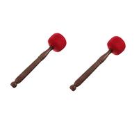 VICASKY 2pcs Singing Bowl Mallet for Meditation Sound Bowl Striker Wooden Handle Relaxation Yoga Mindfulness Supplies Is Not Included